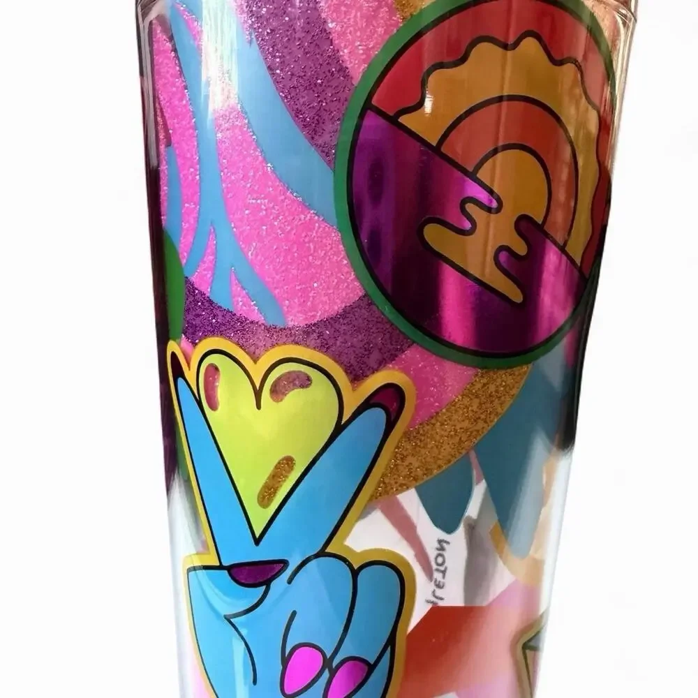 NEW Starbucks Cold Cup Tumbler 24 oz Venti Tim Singleton Pride Summer 2023